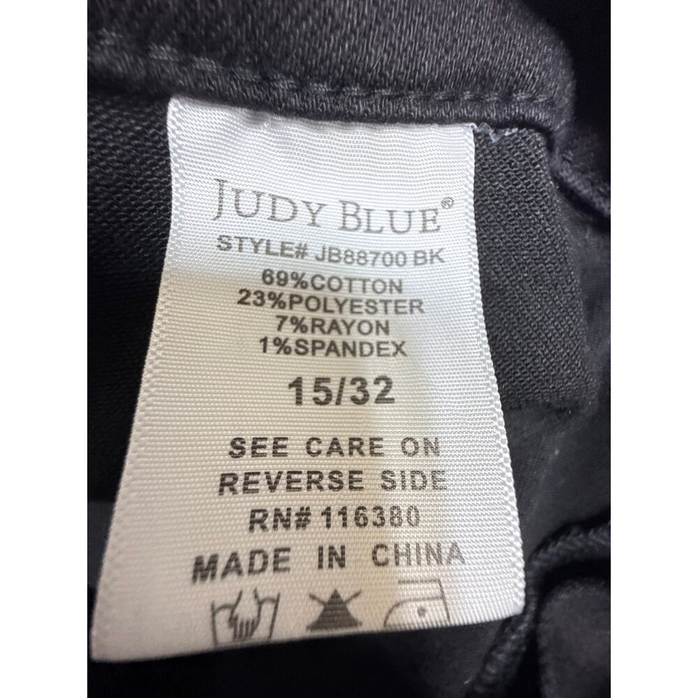 Judy Blue NWT Black High Rise Jogger Jeans Stretch Size 15/32 *88700 - Picture 12 of 13